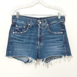 Edwin Cai Denim Jean Cut-Off Shorts in Maui 3" Inseam